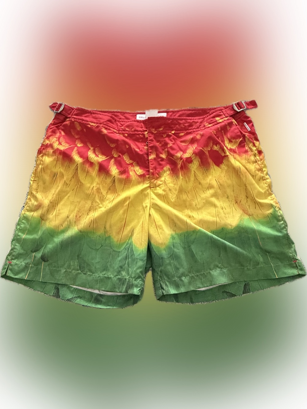 Orlebar Brown Swim Trunks Shorts Men’s 34 Feather Multicolor Bulldog multicolor